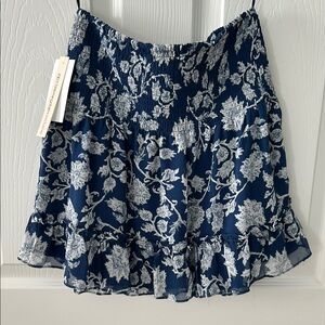 NWT Aqua Blue mini skirt size S